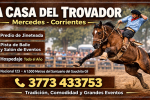 La Casa del Trovador: tradición, jineteada, baile y hospedaje en Mercedes, Corrientes