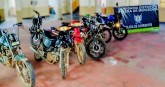 Operativos relámpagos en Mercedes: secuestran 8 motocicletas
