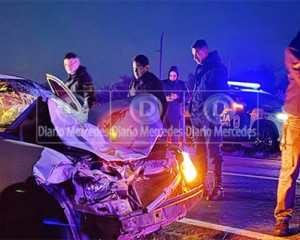 Accidente en Ruta Nacional 123: un auto embistió a un caballo que se cruzó de manera imprevista