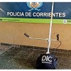 Recuperan desmalezadora sustraída y demoran al presunto autor del hurto