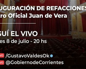 Hoy se inauguran las refacciones del Teatro Oficial Juan de Vera