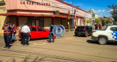 Colisión entre dos Volkswagen Gol en Rivadavia y San Martín