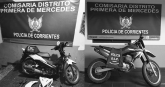 Recuperaron una motocicleta robada y secuestraron otra con pedido de captura en Mercedes