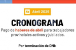 A partir del 24, Gobierno de Corrientes paga sueldos de abril