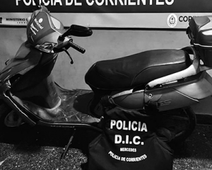 Recuperan moto robada y detienen a un sospechoso tras allanamiento en barrio Las Garzas