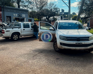 Choque en la intersección de Beltrán y Batalla de Salta: solo se registraron daños materiales