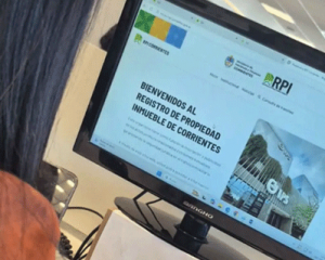 El Gobierno de Corrientes presentó la nueva página web del Registro de la Propiedad Inmueble