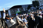 Junto al pueblo peregrino, Juan Pablo Valdés llegó a la Basílica de Itatí