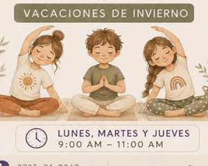 Vacaciones de invierno: ofrecen un Taller de Yoga para Niños en Mercedes