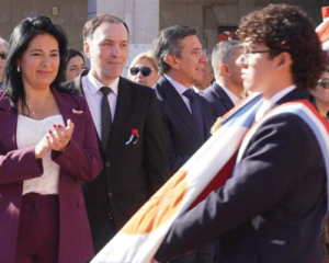 En el aniversario del Colegio General San Martín, Ana Miño reafirmó el compromiso del Gobierno con la educación
