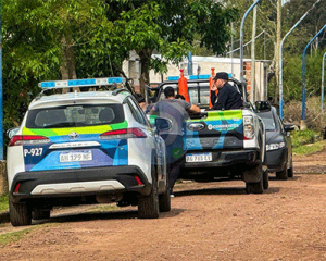 Allanamiento policial en barrio Las Garzas 