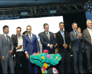 Juan Pablo Valdés acompañó los festejos por el 230° aniversario de Concepción