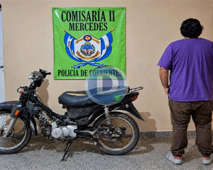 Recuperaron una motocicleta robada y detuvieron a uno de los presuntos involucrados en Mercedes