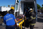 Corrientes realizó un simulacro de siniestro vial para concientizar a estudiantes secundarios