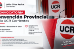 La UCR Corrientes convocó a su Convención Provincial para el 7 de octubre