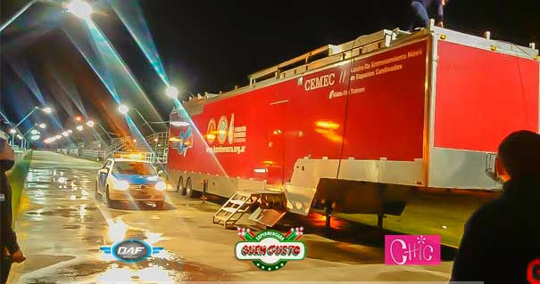  La Guardia Urbana Municipal Cuido La Unidad De Bomberos En El Sambódromo.-
