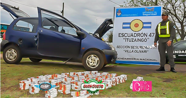 Dos Personas Detenidas En Villa Olivari Por Transportar Cigarrillos Y Cocaína.-