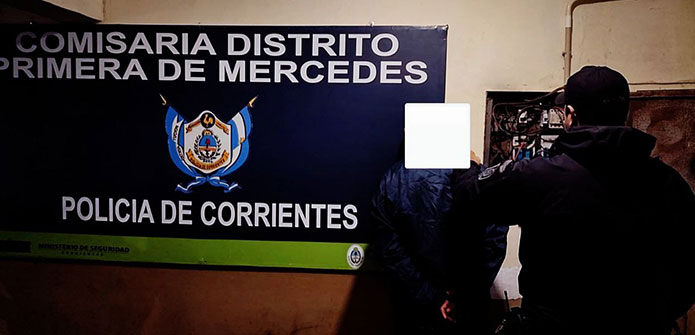 Detuvieron a un sujeto con un rollo de cable que no pudo justificar