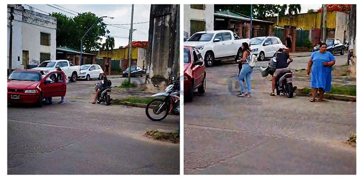 Una persona fue trasladada al hospital local en un auto particular tras un presunto accidente vial