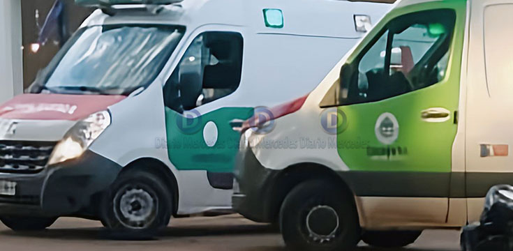 Dos ambulancias asistieron a heridos en un siniestro vial sobre Ruta Nacional 119