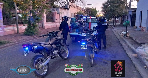 La policía secuestro cuatro motocicletas en operativos
